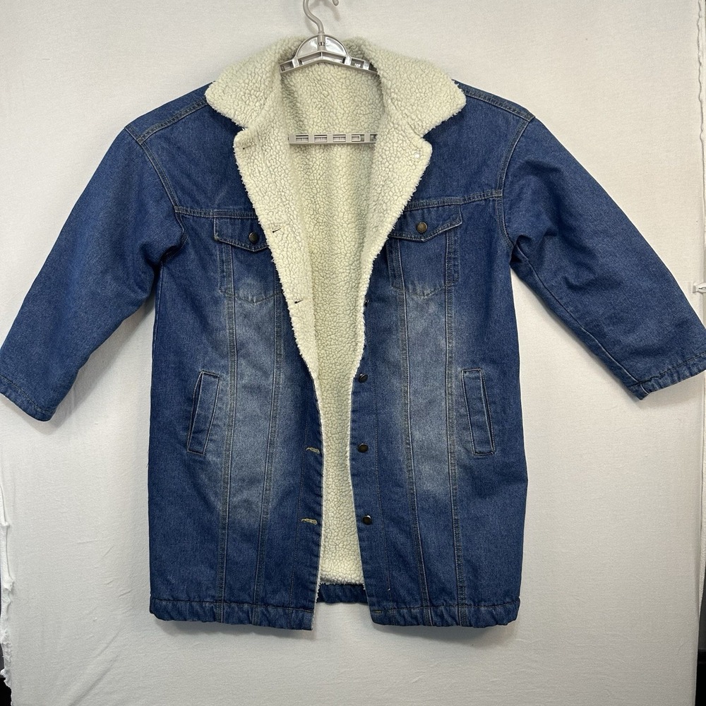 Falmer Heritage Women's Denim Jacket XL Fleece Lined Barn Coat Ranch Chores